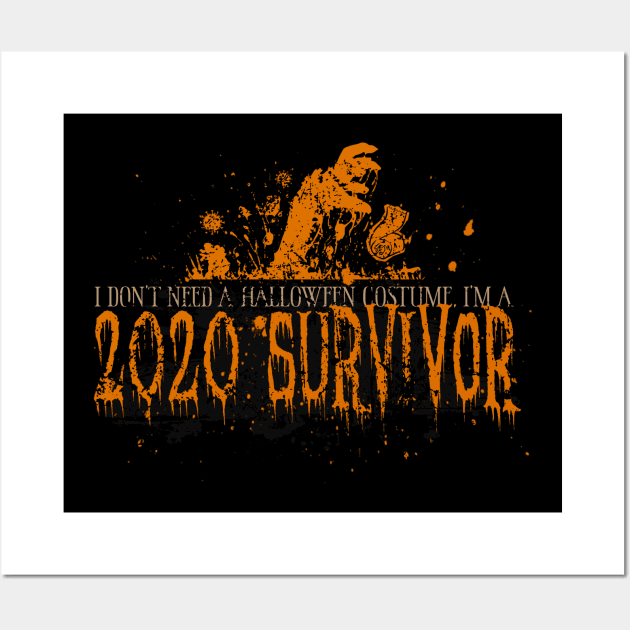 Halloween 2020 Survivor Wall Art by RhunaArt